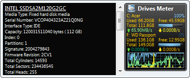 Windows 7 Drives Meter 4.3 full